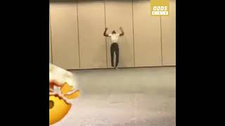 Dumb Athlete Backflips Himself Into A Wall - Hilarious funny video - short video