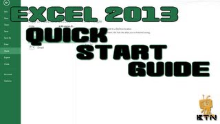 Microsoft Office 2013 - Excel 2013 - Quick Start Guide