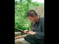 Making handcrafted traditional umbrella | relaxing rural life | talented Chinese craftsman |