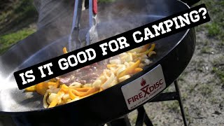 Firedisc Cooker: Is it good for camping and overlanding? Here is our review and thoughts + cooking!