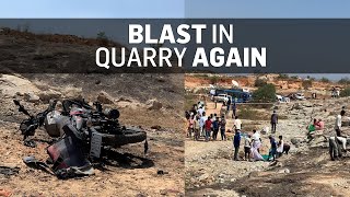 Blast in Chikkaballapur quarry