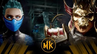 Mortal Kombat 11 - Klassic Frost Vs Klassic Shao Kahn (Very Hard)