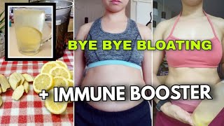HOW TO LOSE BELLY FAT with GINGER AND LEMON | IMMUNE BOOSTER