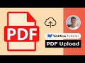 How to upload a PDF file to Webflow