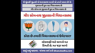 ગીર સોમનાથ જિલ્લાની વિધાનસભા | Gir Somnath|somnath|talala|kodinar|Gjanubadhu| Gujarat Election 2022