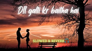 Dil Galti Kar Baitha Hai (Reprise) | JALRAJ | SLOWED + REVERB | LOFI SONG | #dilgaltikarbaithahai