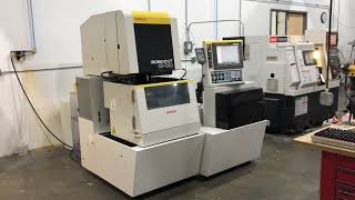 Lot 100--Fanuc Robocut a-OiD CNC Wire EDM, Mazak Medical CNC Auction Walk Around