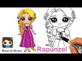 How to Draw Princess Rapunzel | Disney Tangled