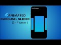 Flutter Prog - Animated Carousel Slider  - How to make a Carousel Slider  - Flutter Tutorial