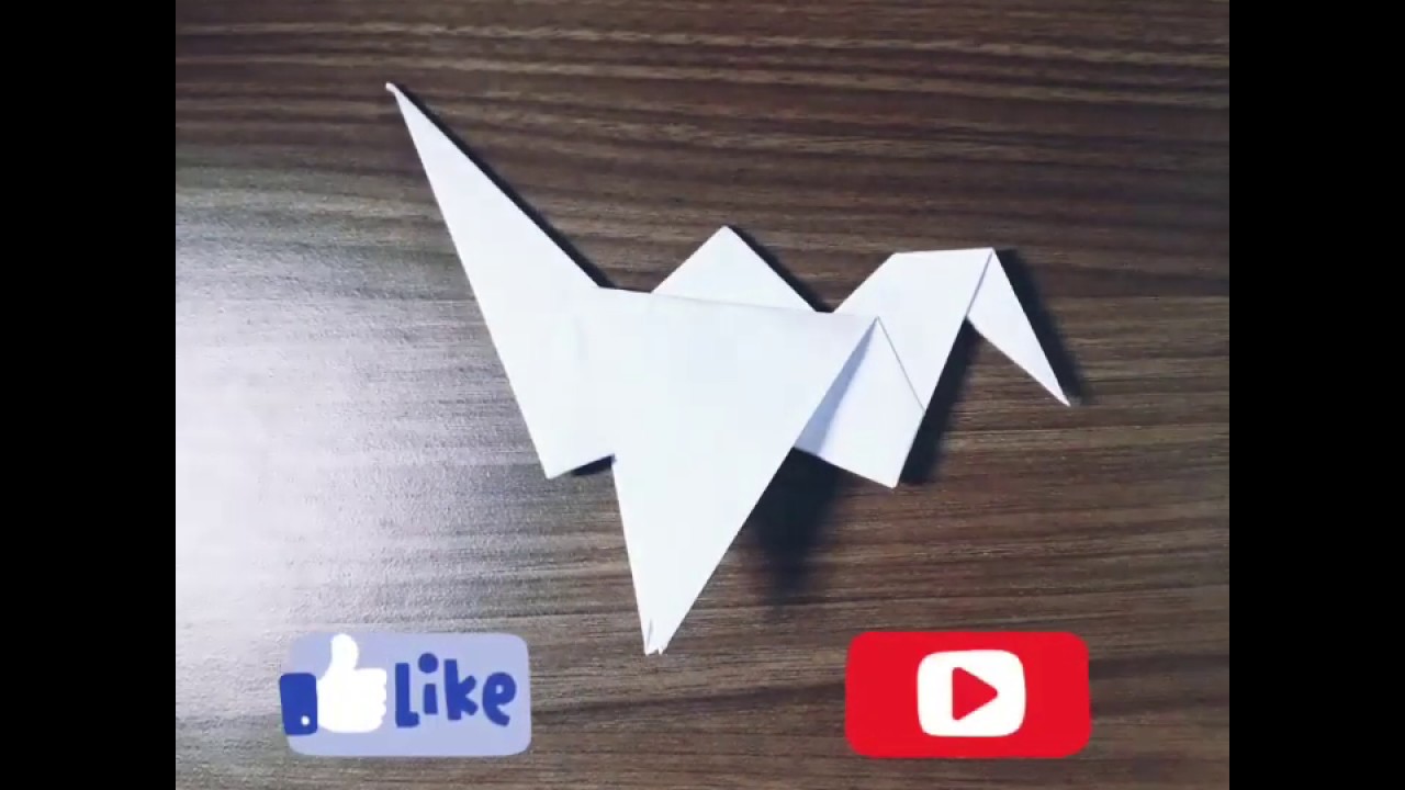 ORIGAMI CRANE Made Easy!!! - YouTube