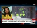 baggage handler locked in plane s cargo bay