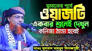 গভীর রাতে ঘুম না আসলে হৃদয়ছোয়া ওয়াজটি শুনুন। মাওঃ সুলতান মাহমুদ দিনাজপুরী। Mawlana Sultan Mahmud Waz