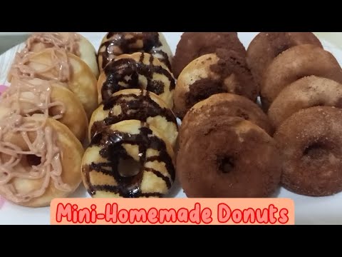Mini Homemade Donuts Youtube