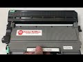 How to Install Brother Laser Tone Cartridge TN-450 into the printer and DR-420 Drum Unit.