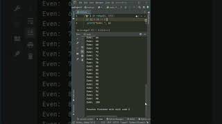 How to list even numbers 1-100 on Python #pythonprogramming #shorts #python #pythontutorial #short