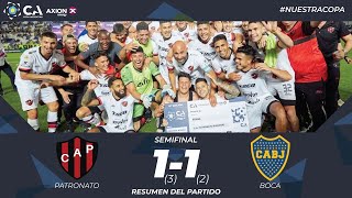Semifinales: Patronato 1 (3) - Boca 1 (2)