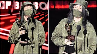 Billie Eilish Wins Top Female Artist award at Billboard Music Awards 2020