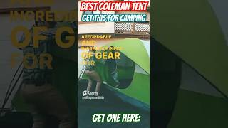 The Best Coleman Camping Tent | Coleman SunDome 6 Camping Tent #shorts