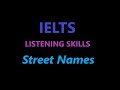 Part 1 of IELTS Listening Skills - STREET NAMES #ielts #ieltslistening #ieltstest #ieltsprep