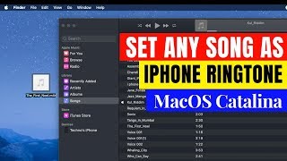 Make Ringtone for iPhone using macOS Catalina!