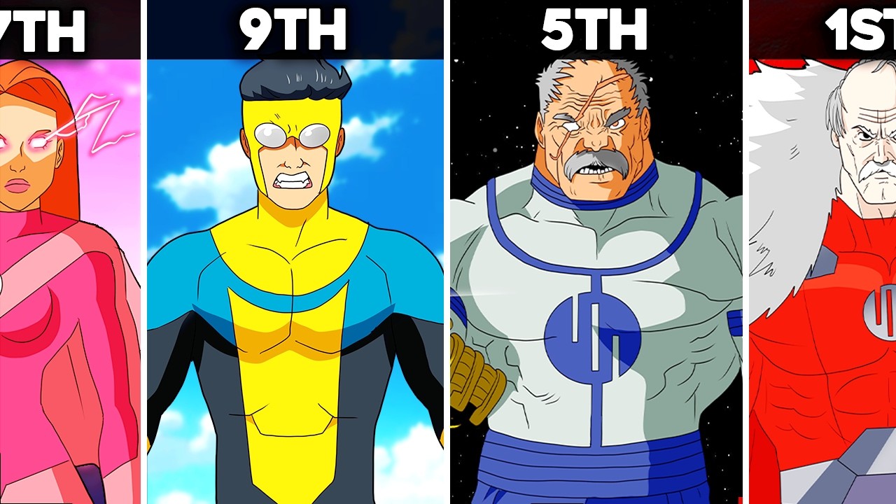 Top 20 Strongest Characters In Invincible Ranked Youtube