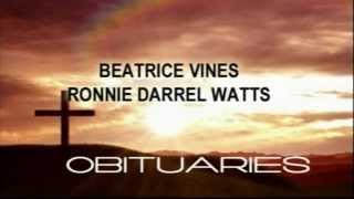 Obituaries for Oct. 14th brought to you by Radney Smith Funeral Home...