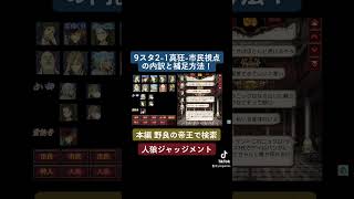 9スタ2-1真狂-市民視点の内訳と補足方法！(準初心者野良！あなたは理解できる？SP2市民トーマスの“未来型ボード詰め考察”！　ー人狼ジャッジメントーより)