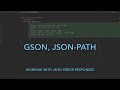 Parsing Json Error Responses in Java using Gson and Json-path