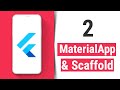 MaterialApp & Scaffold - Flutter Tutorial for Beginners