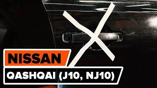 Cómo cambiar los manijas de puertas en NISSAN QASHQAI (J10, NJ10) [VÍDEO TUTORIAL DE AUTODOC]