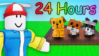 Only USING Seeds my OP Pets Find for 24 Hours in Grow a Garden