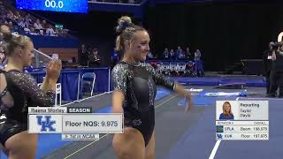 Raena Worley Perfect 10.0 Floor Kentucky vs Florida 3-3-24