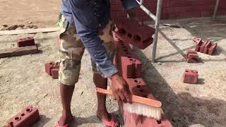 ឥដ្ឋបរិស្ថាន Interlocking bricks #6 របៀបរៀបឥដ្ឋបរិស្ថាន how to lay environment interlocking bricks