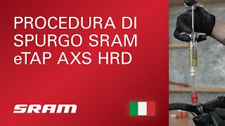 Procedura di spurgo SRAM eTap AXS® HRD™