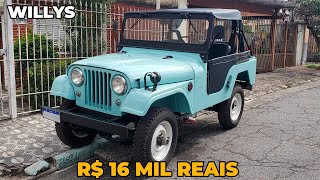 JEEP WILLYS FOR SALE FOR ONLY 16 THOUSAND REAIS