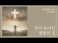 1시간 찬양 주가 보이신 생명의 길