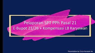 Pelaporan SPT PPh Pasal 21 dan Kompensasi Lebih Bayar Karyawan Tertentu (Karena TER)