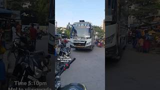 Madanapalle to Vijayawada Indra A/C bus Mass entry #shorts #viral #trending #madanapalle