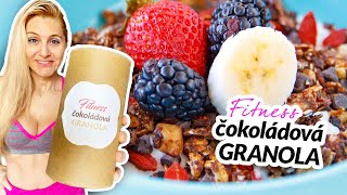 FITNESS DOMÁCÍ GRANOLA BEZ CUKRU 💚 zdravý recept bez přidaného tuku