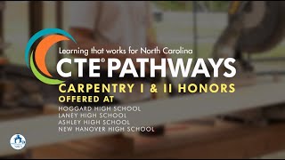 CTE Student Pathways - Carpentry I & II Honors