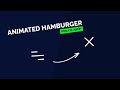 Animated Hamburger Menu Tutorial | jQuery Animations | CSS | 2021