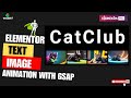 Elementor text animation & image animation with Gsap | Wordpress