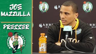 Joe Mazzulla DEFENDS Celtics Effort | Pregame Interview