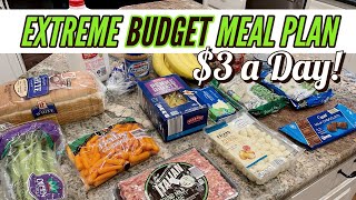 BEST EXTREME BUDGET MEAL PLAN $20 for a WEEK!  // EASY MEALS on a BUDGET
