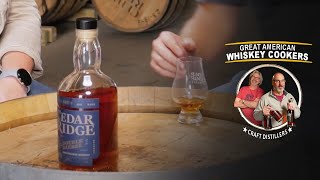 Whiskey Tasting - Double Barrel at Cedar Ridge Distillery @cedarridgedistillery1468