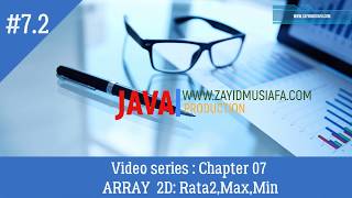 Ch 7-2 : OOP Akses Data Array 2 Dimensi JAVA-Netbeans 8