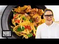 Thai Garlic & Pepper Chicken & Green Mango Salad - Marion's Kitchen