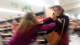 Racist Karen Gets INSTANT KARMA In Shopping Centre...