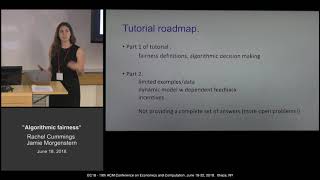 EC'18 Tutorial: Algorithmic Fairness (Part 2)