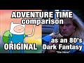 Adventure Time Original vs 80s Dark Fantasy Film Version | Side by Side Comparison